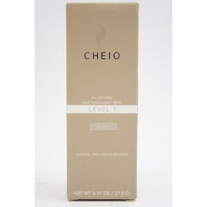Cheio Hair Thickening Fibers Level 1 Black Keratin 0.97oz Hair Loss Concealer